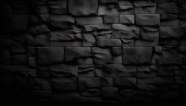 Black Canvas Texture Background for Minimalist Artworks ai generated