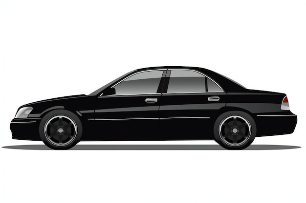 A black car with the word mercedes on the side