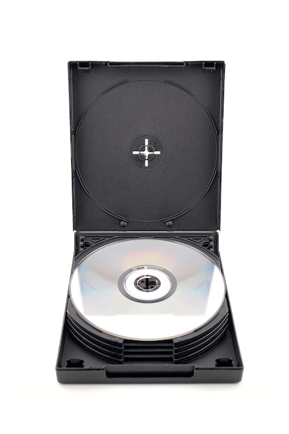 black case for CD and DVD discs for 10 pieces