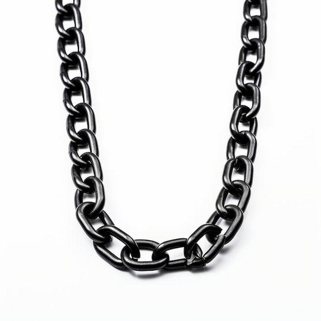 Photo black chain necklace zeiss milvus inspired high gloss and high contrast lighting