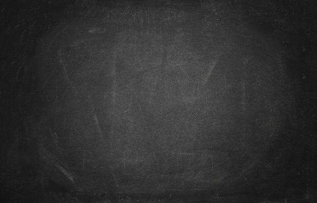 black chalkboard wall of class room