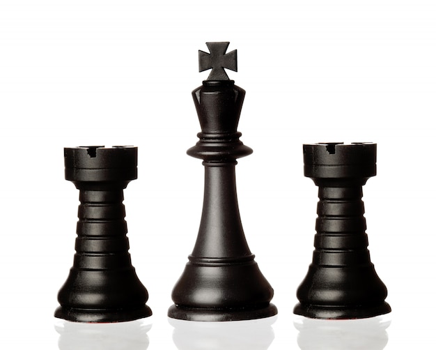 Black chess pieces