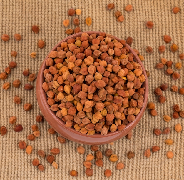 Photo black chick pea or kala chana