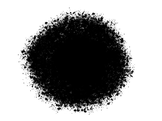 A black circle with a large black circle in the middle.