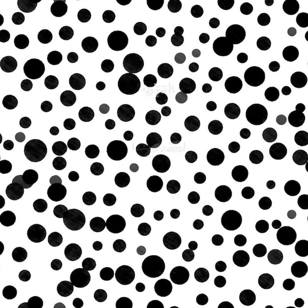 Black circles on a white background.