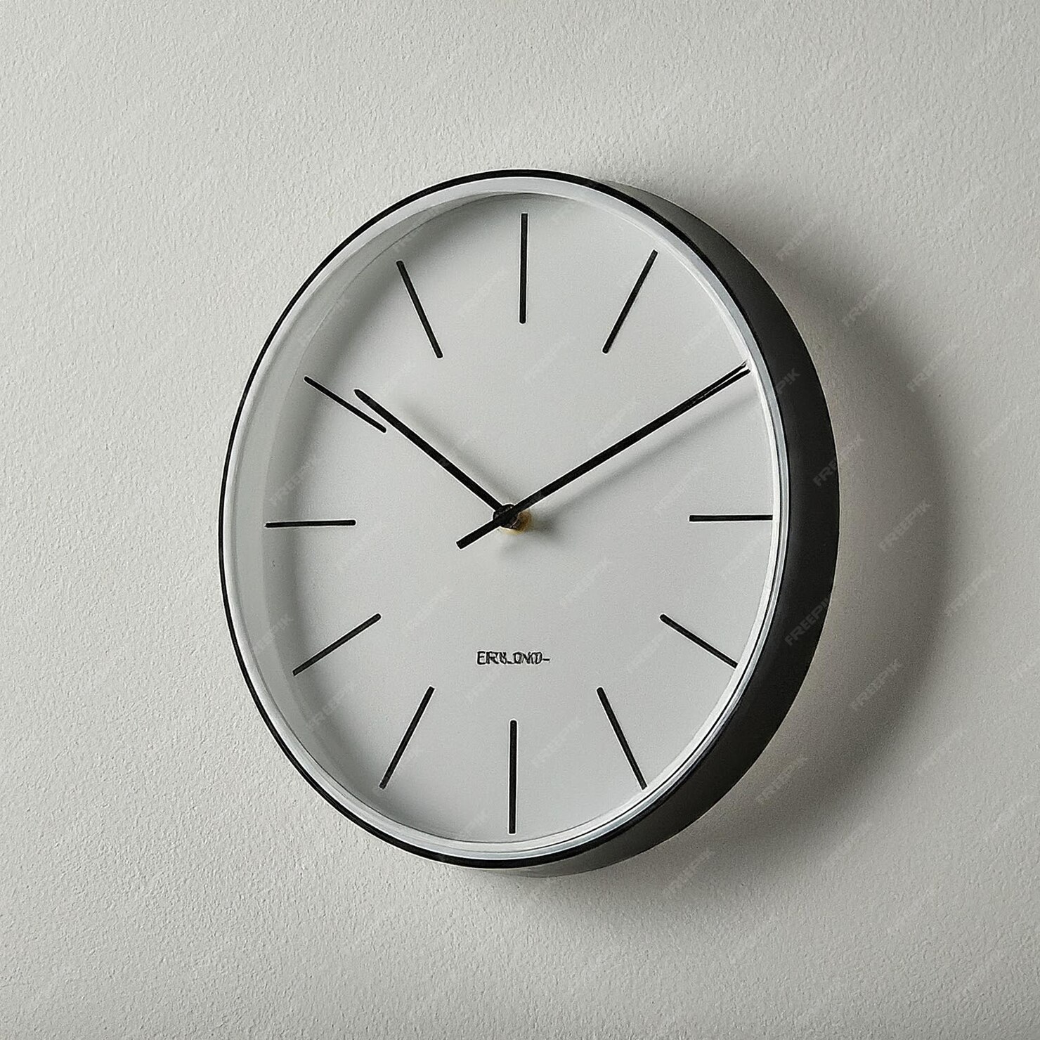 A black clock with the word kodak on it Premium AIgenerated image