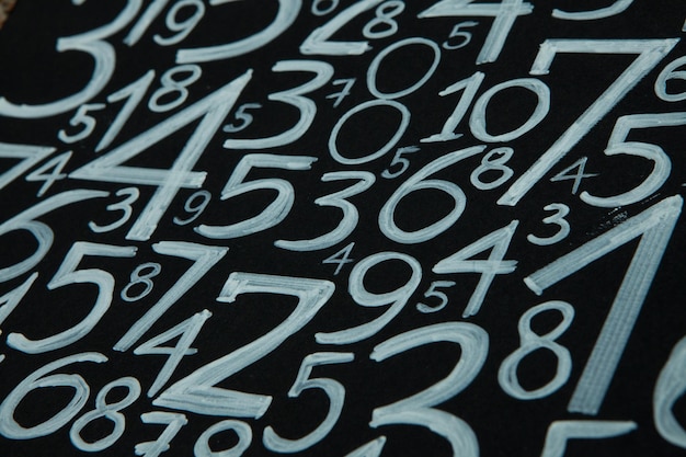 a black cloth with the numbers 10 and 10 on it