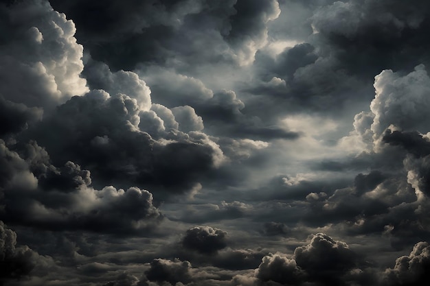 Black Clouds Background Clouds Background ai generated