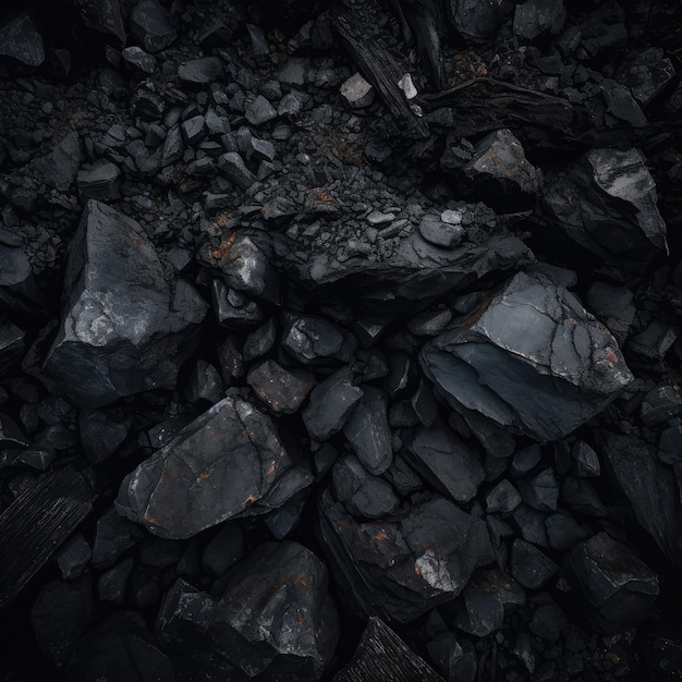 a black coal background