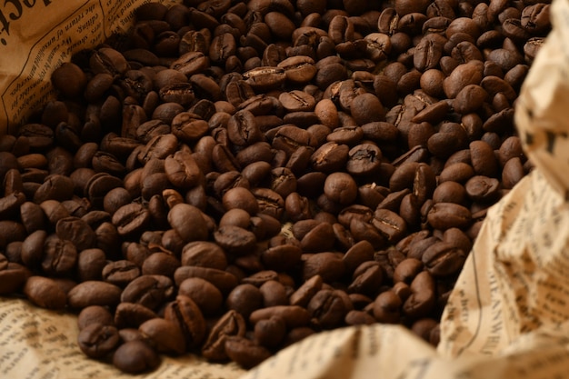 Black coffee and chocolate chip cookies