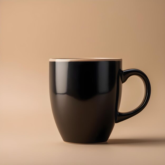 black coffee mug