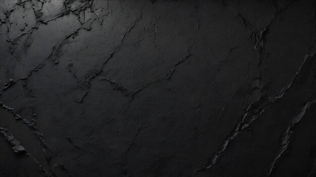 黒いコンクリートの石膏の壁の質感 背景のグランジの質感 暗い壁紙