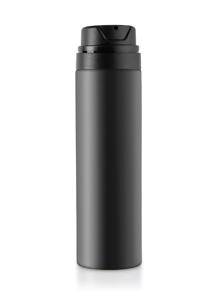 Photo black cosmetic spray bottle