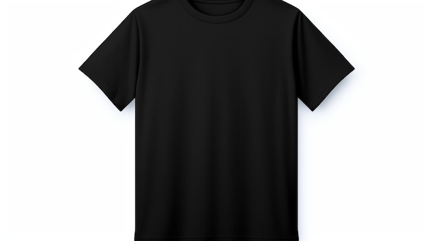 black cotton t shirt for mockup