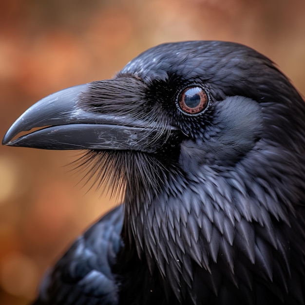 black crow portrait