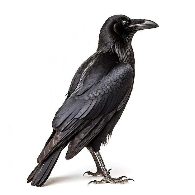 портрет черной вороны