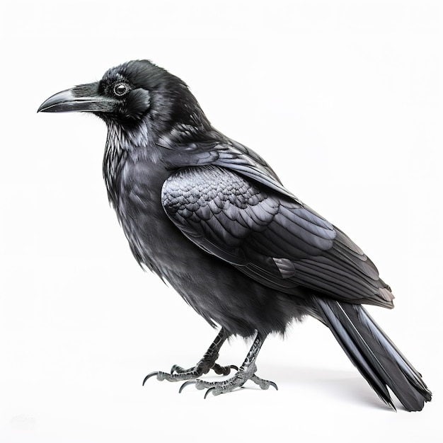 портрет черной вороны