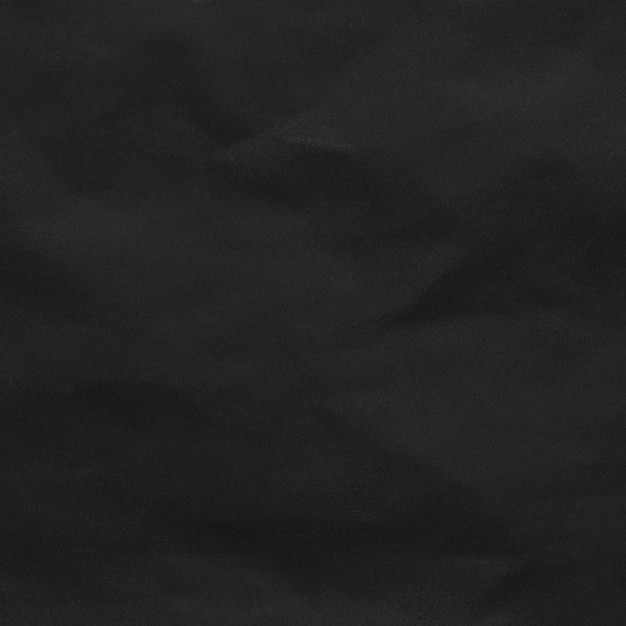 Black crumpled background paper texture High quality background and copy space for text