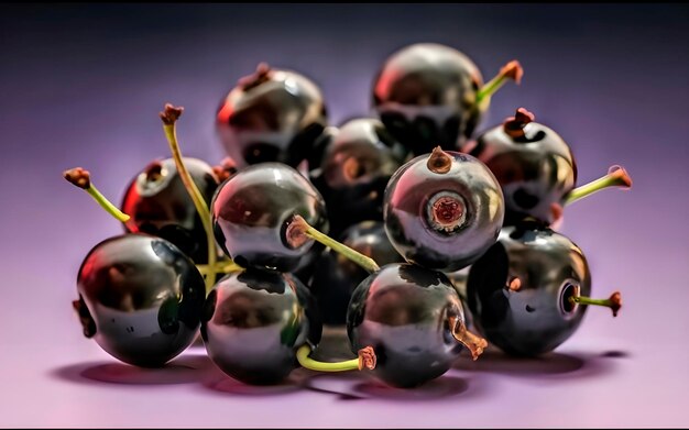 black currant on an isolated background