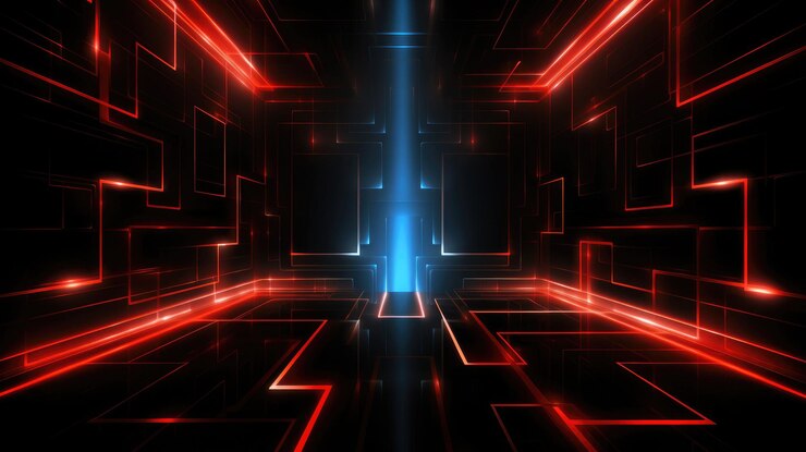 Black dark abstract background Geometric shape Line angle triangle stripe polygon Color gradient
