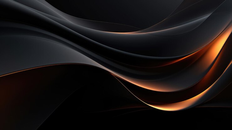 Black dark abstract background Geometric shape Line angle triangle stripe polygon Color gradient