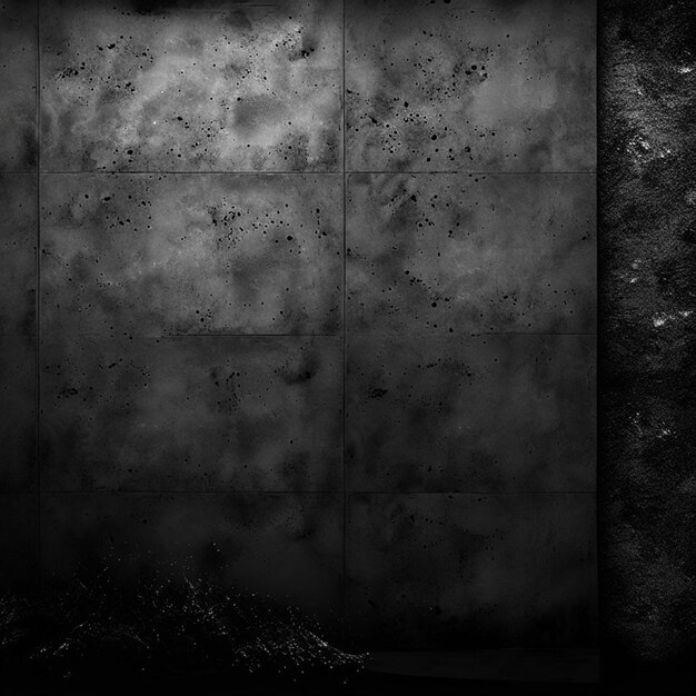 Black dark cement or concrete wall textures background