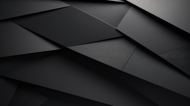 Black or dark grey 3d geometric graphic texture design background Generate AI
