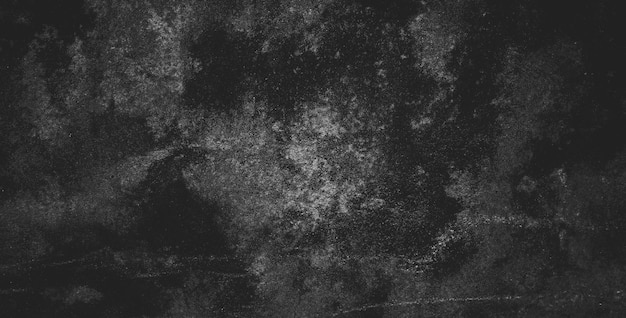 Photo black dark grunge background and texture of black concrete wall