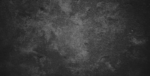 Photo black dark grunge background and texture of black concrete wall