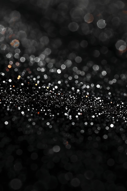 Эффект блеска черной алмазной пыли с темным и резким эффектом блеска FX текстуры фильма фильтра BG Art