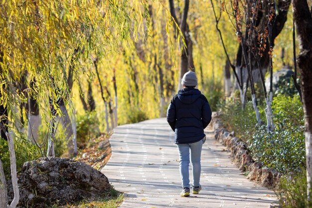 Photo black dragon pool lijiang city