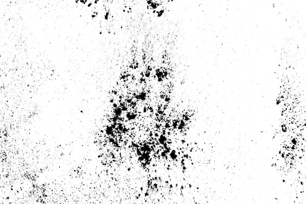 Black dust on a white background