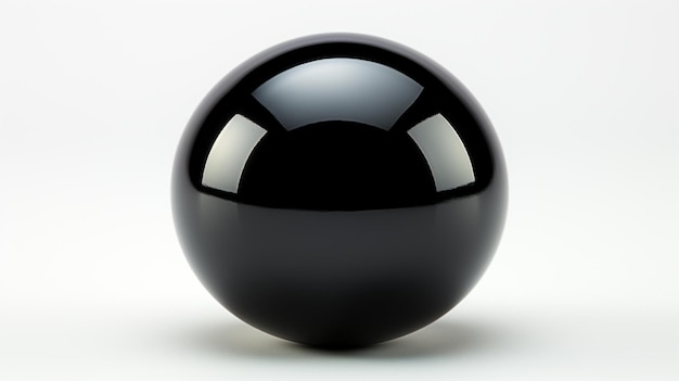 black easter egg with reflection