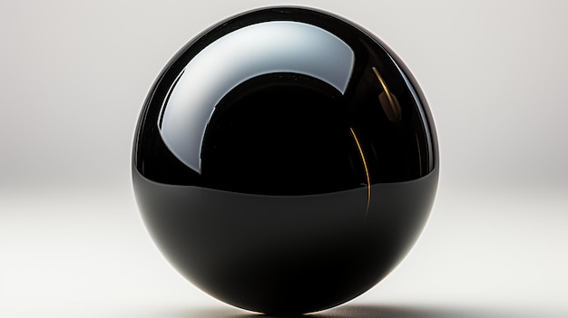 black easter egg with reflection