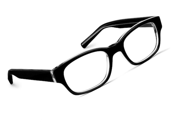 black eye glasses