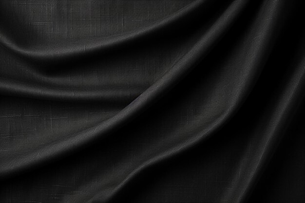 Photo black fabric canvas texture background