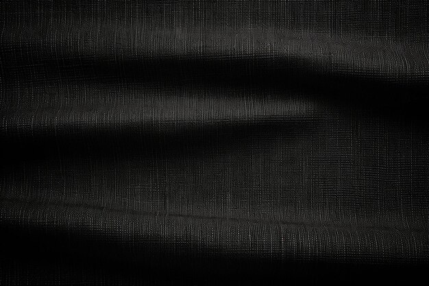 Black Fabric Canvas Texture Background