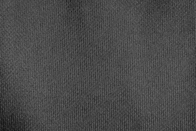 Black fabric cloth polyester texture background.