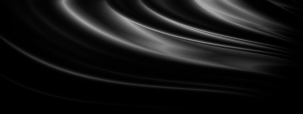 Photo black fabric texture background illustration