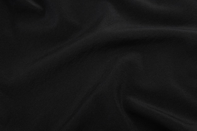 Photo black fabric texture background