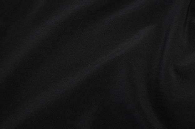 Black fabric texture, Cloth pattern.