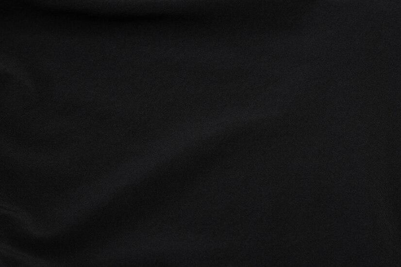 Premium Photo | Black fabric texture, cloth pattern.