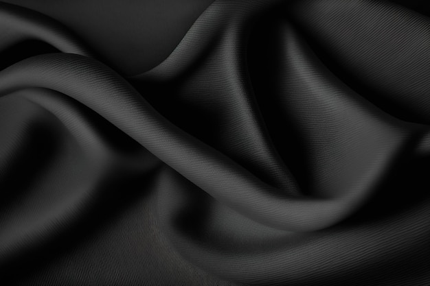 Black fabric texture with gradient