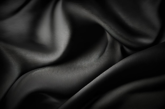 Black fabric texture with gradient