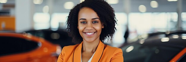 Black Female Car Salesman In Car Dealers