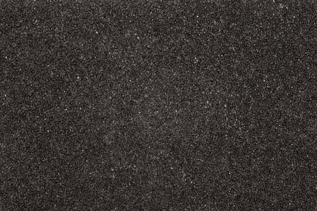 Pannello di schiuma di consistenza nera. sfondo materiale in gomma morbida.