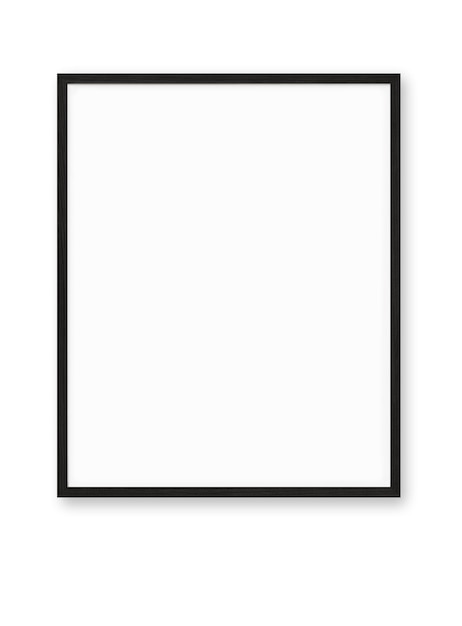 A black frame with a white background.