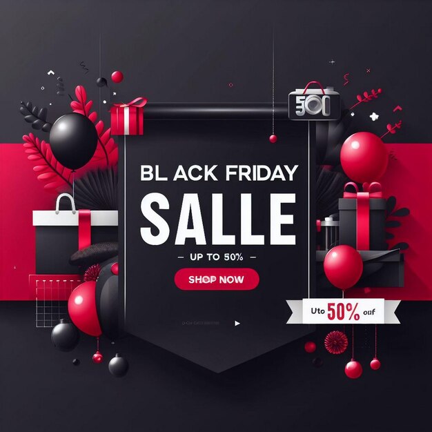 Black Friday achtergrondbeelden rood en zwart Black Friday banners Black Friday posters inspiratie