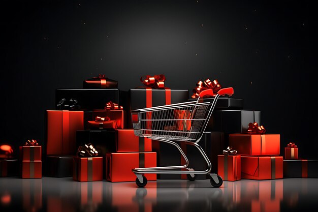 Black Friday Background and Copy Space