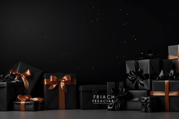 Black Friday background and copy space